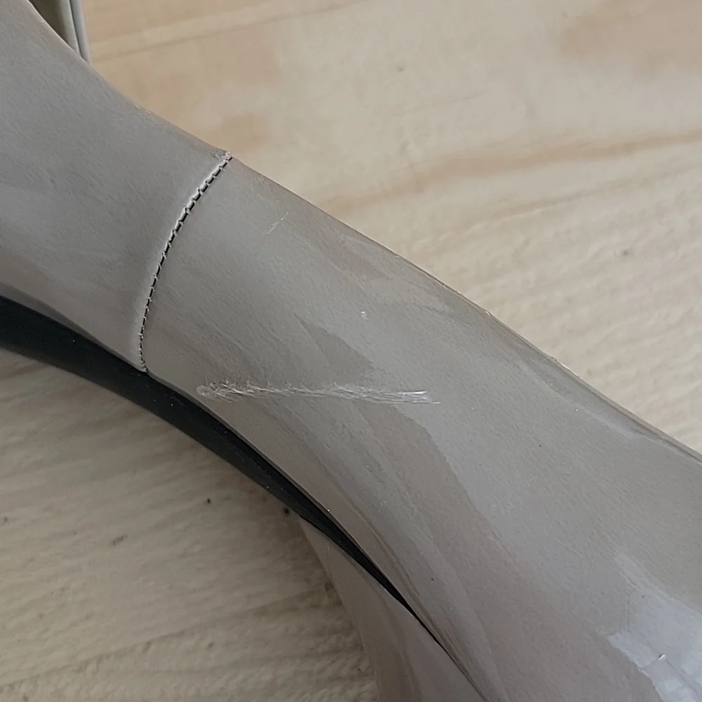Bandolino sz8 Annie Nude Patent Pump